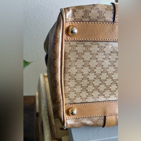 💙 Celine Macadam Coated Canvas Boston Bag - Picture 14 of 16